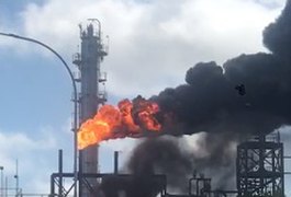 Incêndio é registrado em unidade da Braskem em Marechal Deodoro; assista