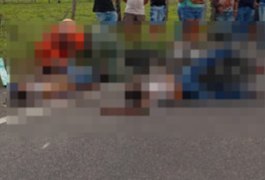 Queda de moto deixa uma pessoa morta e outra em estado grave na AL-115, no Agreste