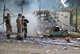 Morre no HGE vítima da explosão de barraca de fogos em Penedo