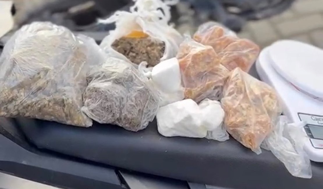 PM prende homem com arma de fogo e drogas no Bebedouro, em Maceió