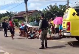 Grave acidente entre motocicletas deixa feridos, no Agreste alagoano