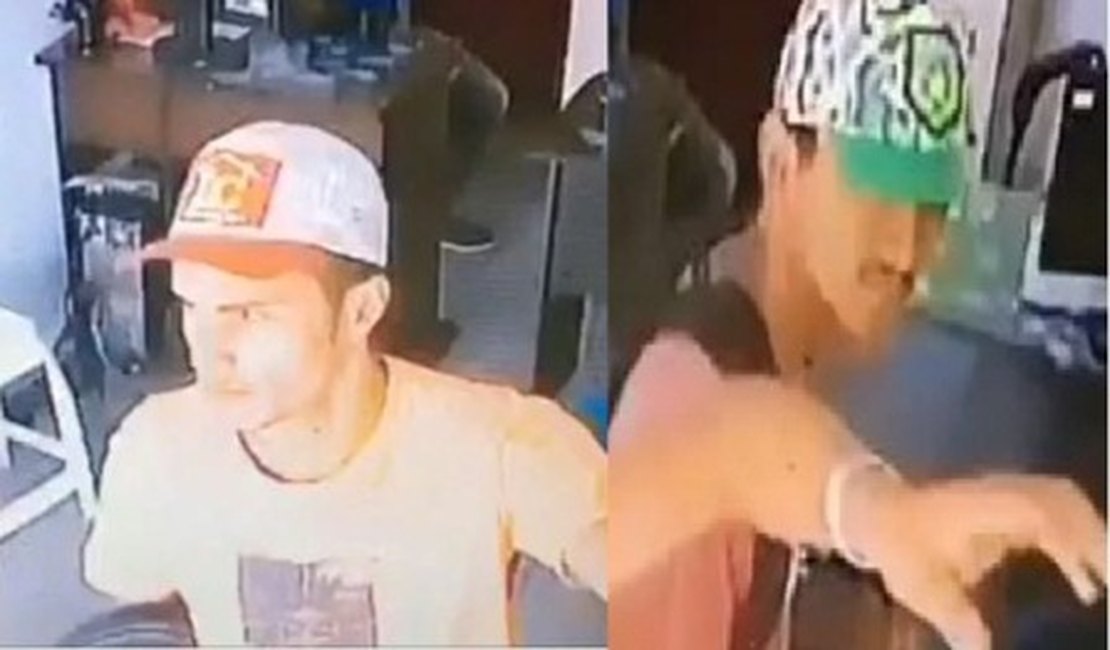 Câmeras flagram assalto à loja de informática no Centro de Arapiraca