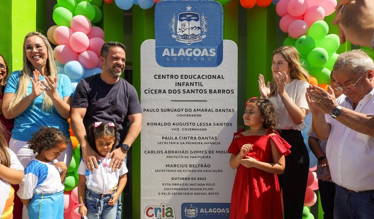 Paulo Dantas entrega Creche Cria e obras do Minha Cidade Linda em Paripueira