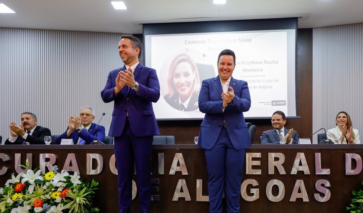 Governador vai ser homenageado na PGE com a Comenda Sônia Suruagy