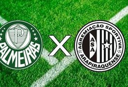 Asa jogará em Londrina contra o Palmeiras pela Copa do Brasil