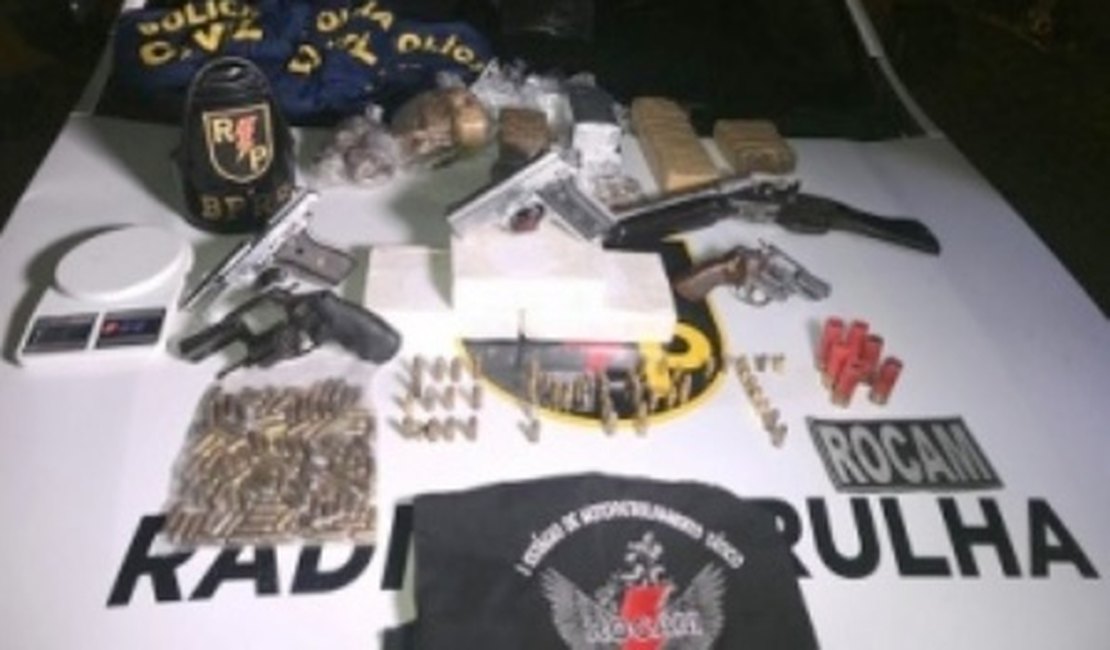 Quase 4 mil armas foram apreendidas nos últimos dois anos em Alagoas
