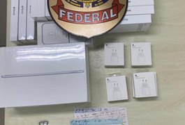 PF prende homem com eletrônicos sem documentação em aeroporto de Maceió