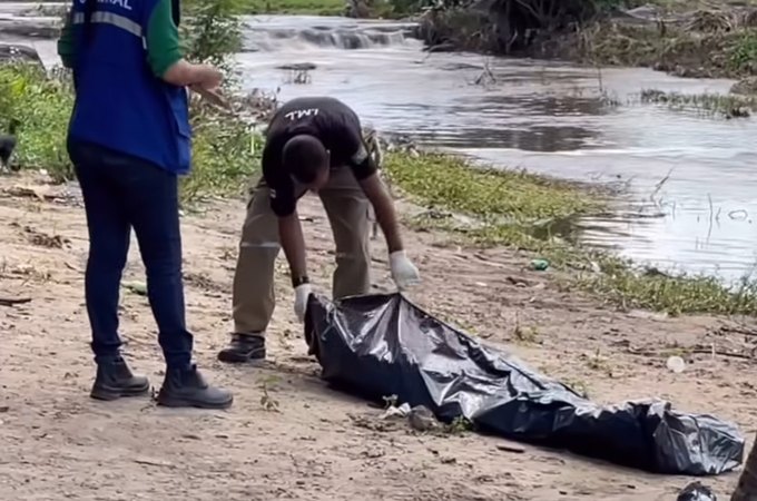 Corpo é encontrado em ilhota de difícil acesso às margens do Rio Paraíba, no interior de Alagoas