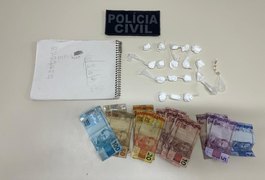 Suspeito de envolvimento com homicídios é preso com drogas, no Sertão alagoano
