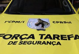 Homem com condenação por homicídio é preso com pistola após bater em viatura da PM em São Miguel dos Campos