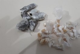 Pelopes retira de circulação quantia de drogas no bairro Canafístula, em Arapiraca