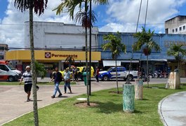 Idoso fica ferido após ser esfaqueado por mulher no Centro de Arapiraca