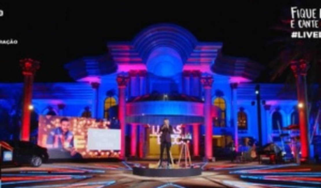Em live, Lucas Lucco impressiona e mostra local onde se casará com Lorena