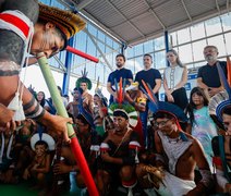 Paulo Dantas inaugura Escola Estadual Indígena Suraconã, em Traipu