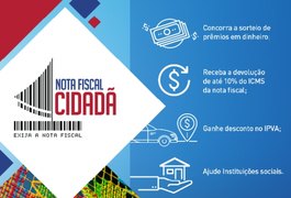 Sefaz alerta sobre atualização cadastral da Nota Fiscal Cidadã