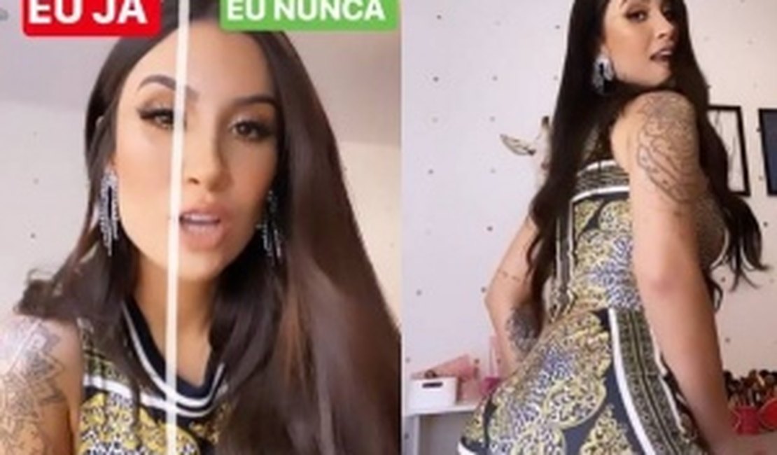Bianca Andrade confessa que já beijou três em uma festa ao brincar de 'Eu Nunca'