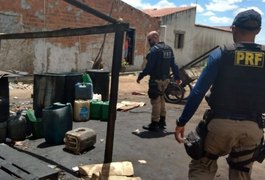 PRF prende trio por furto e venda ilegal de combustível em Alagoas