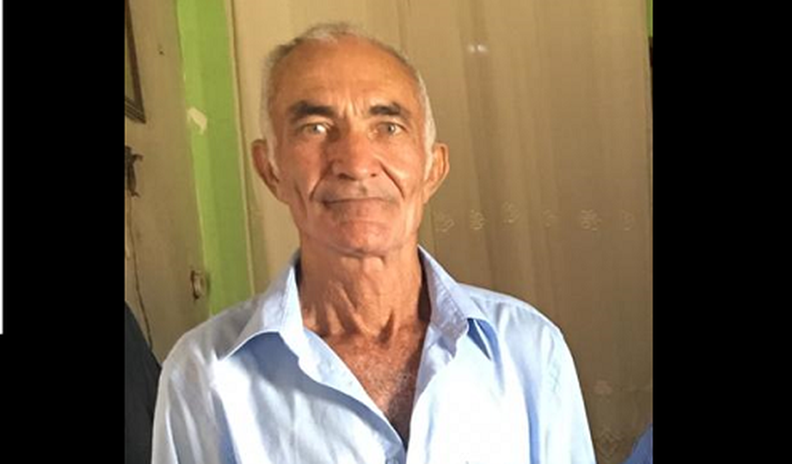 Idoso está desaparecido há dois dias e preocupa familiares em Arapiraca