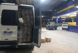 Mais de 1000 panelas sem nota fiscal são apreendidas pela PRF em Rio Largo