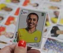 Alagoana Marta será homenageada em álbum de figurinhas  da Copa do Mundo feminina