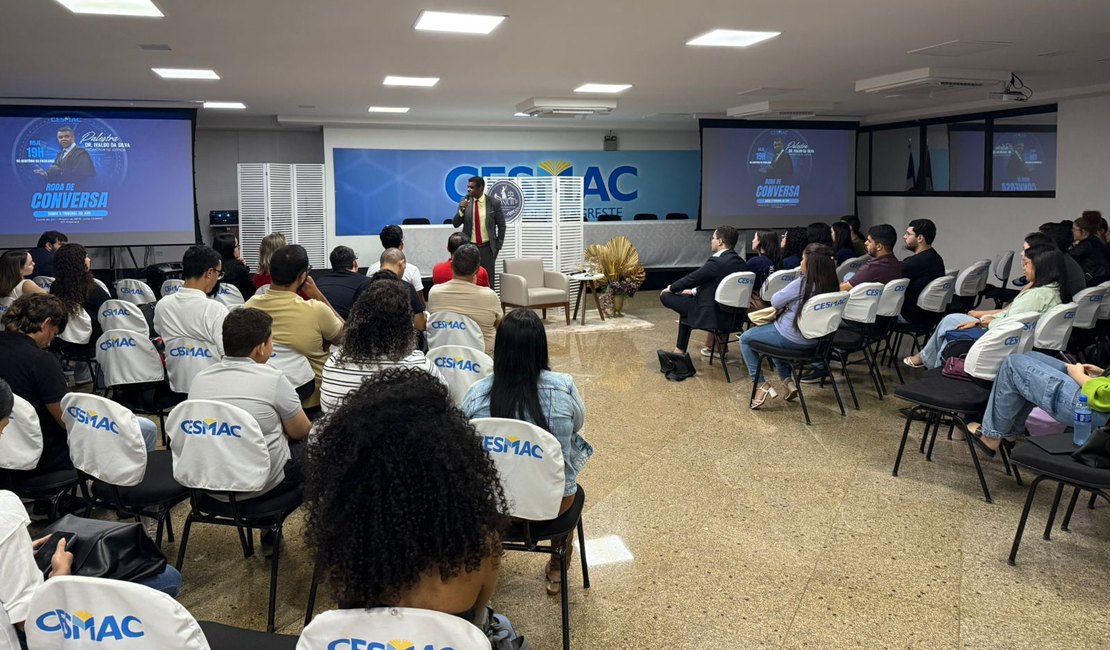 MPAL leva projeto “MP nas Escolas” para Arapiraca e promove diálogo com estudantes de Direito do CESMAC