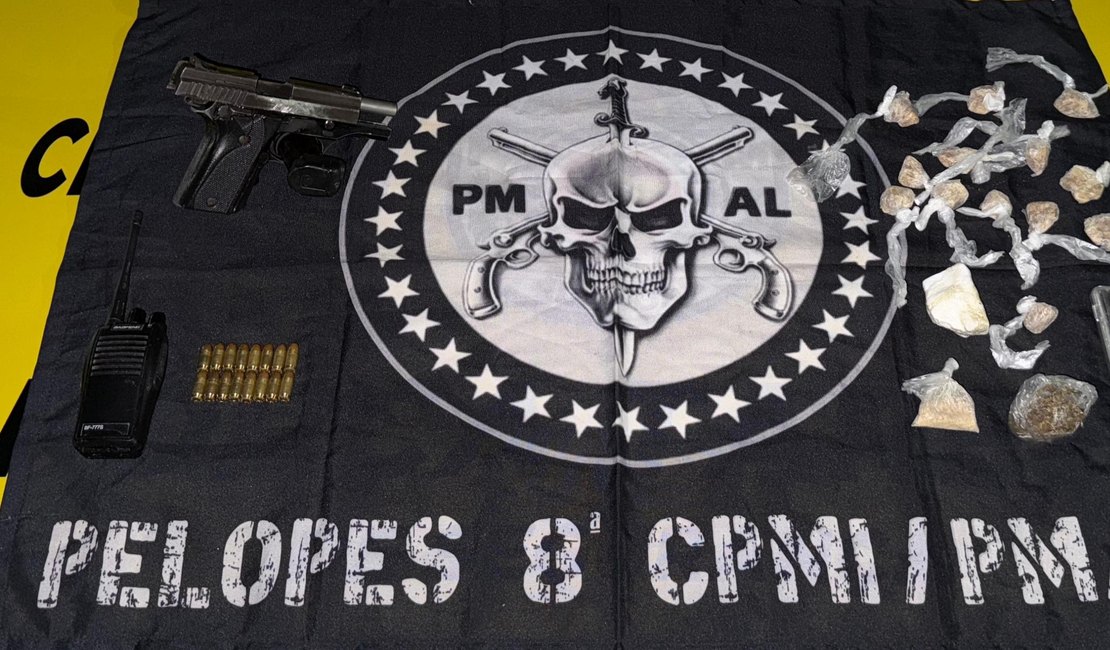 Polícia Militar prende braço armado do Comando Vermelho em São Miguel dos Milagres