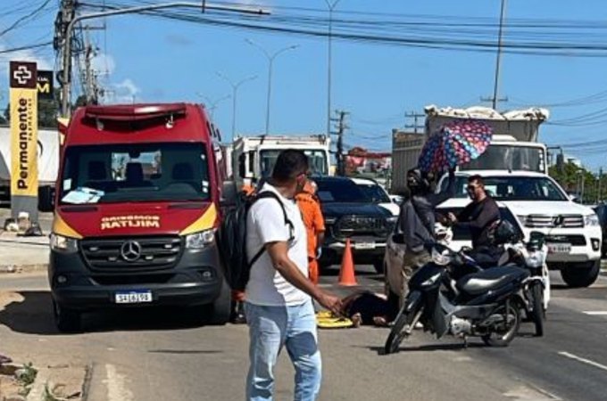 Mototaxista e passageira ficam feridos após acidente na AL-220, em Arapiraca