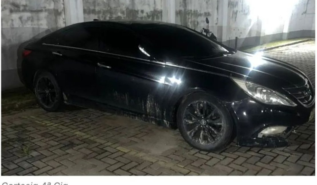 4ª Companhia da PM recupera carro roubado em Marechal Deodoro