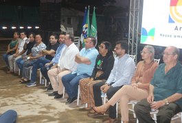 Vídeo. Prefeito de Arapiraca entrega obra importante e assina Ordens de Serviço no povoado Bananeiras