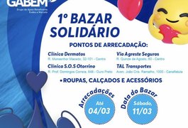 Grupo de apoio realiza bazar solidário em prol de pessoas em vulnerabilidade social em Arapiraca