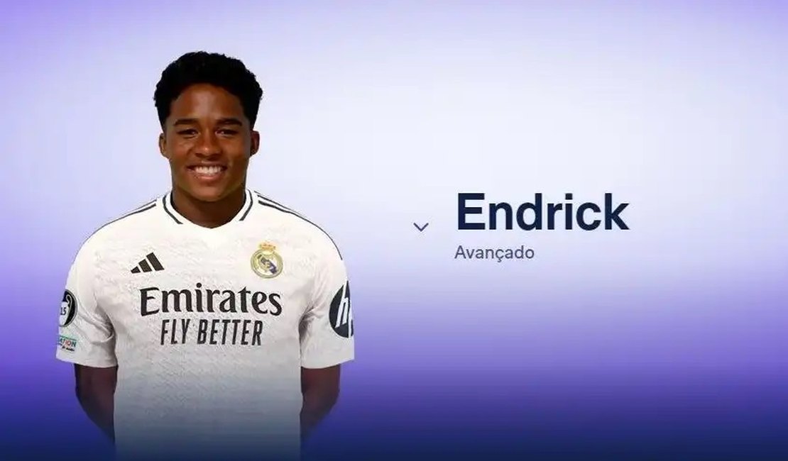 Real Madrid anuncia data de apresentação de Endrick