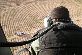 Policiais do 3° BPM localizam chassis de motos roubadas em plantações, em Lagoa da Canoa