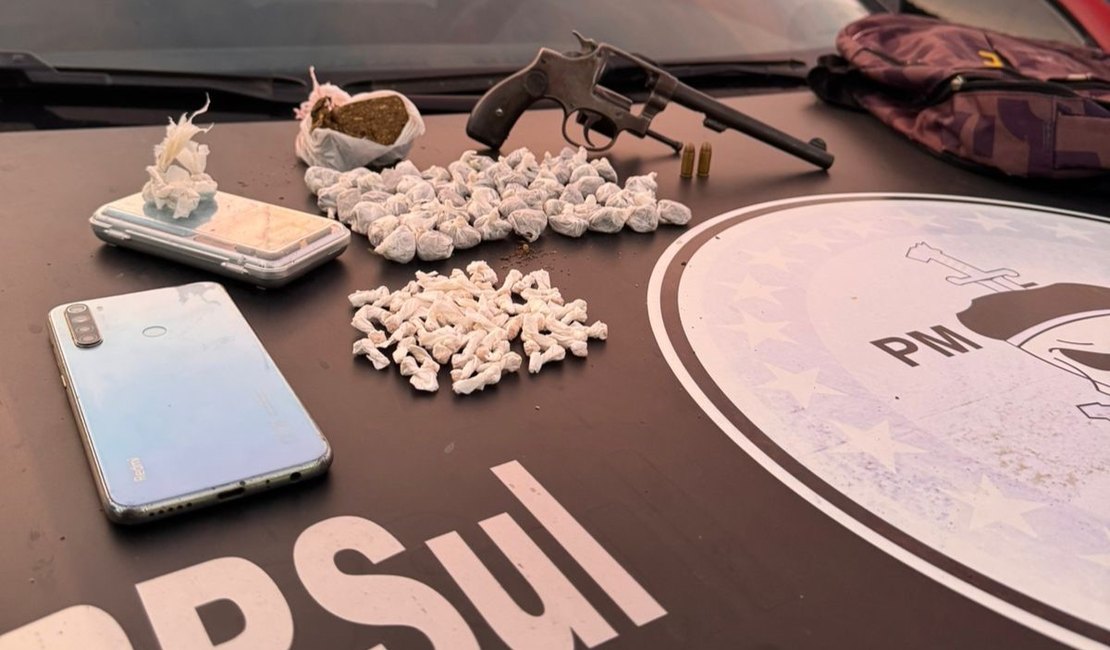 Integrante de organização criminosa é preso pela PM em São Miguel dos Campos