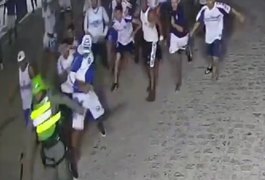 Polícia Civil divulga imagens de torcedores envolvidos em agressões e tumulto no jogo CSA x Ituano