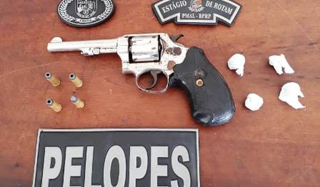Adolescente de 16 anos é apreendido por posse ilegal de arma de fogo no Brisa do Lago, em Arapiraca