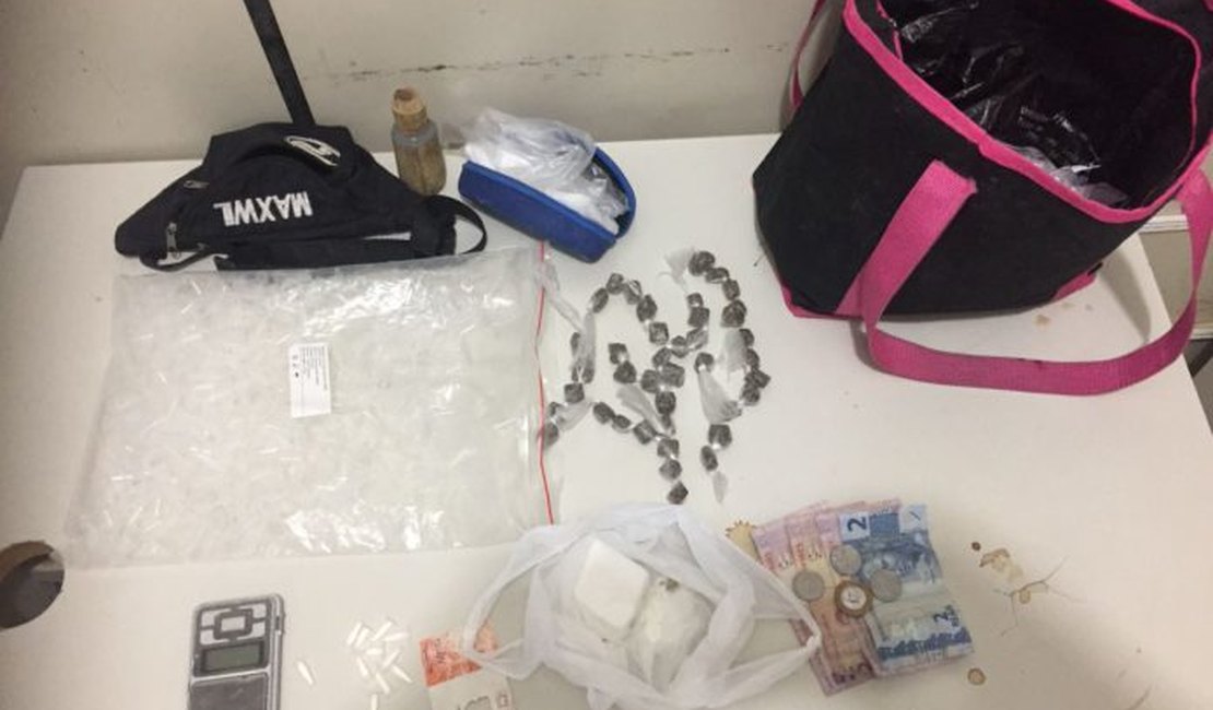 Polícia Civil apreende drogas e prende mulher