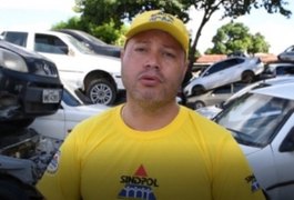 Delegacia de Arapiraca tem centenas de veículos amontoados, denuncia Sindpol