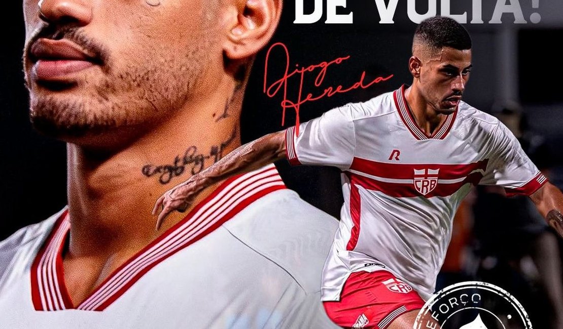 CRB anuncia retorno do lateral-direito Hereda, que estava no Sport
