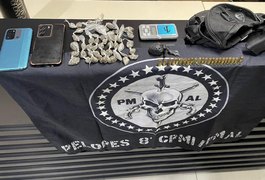 Pelopes prende membro de facção criminosa com armas e drogas no litoral norte de Alagoas