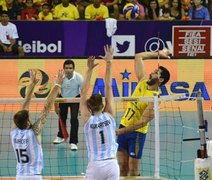 Em Maceió, Brasil vence a Argentina e é campeão Sul-Americano de vôlei