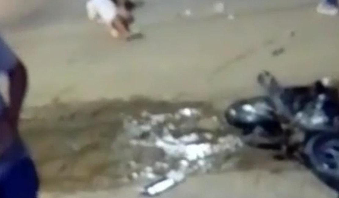 Estrela de Alagoas: Jovens colidem em caminhão-tanque enquanto fugiam da polícia em moto