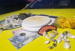 Polícia prende homem e mulher por tráfico de drogas, em Campo Alegre