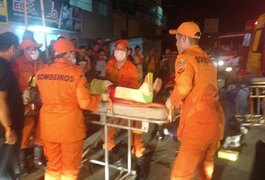 Duas pessoas ficam feridas em acidente na Rua Expedicionário, em Arapiraca