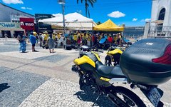 Ação dos dia das crianças do Ronda no bairro, em Arapiraca