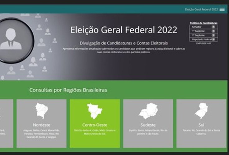 Sistema de divulgação de candidaturas das Eleições 2022 já está disponível