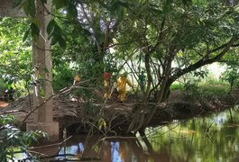 Corpo masculino é encontrado boiando no Rio Manguaba, no interior de Alagoas