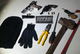 Rocam apreende armas de fogo em Arapiraca
