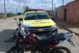 Força tarefa do 3º BPM recupera motocicleta com queixa de roubo em Arapiraca