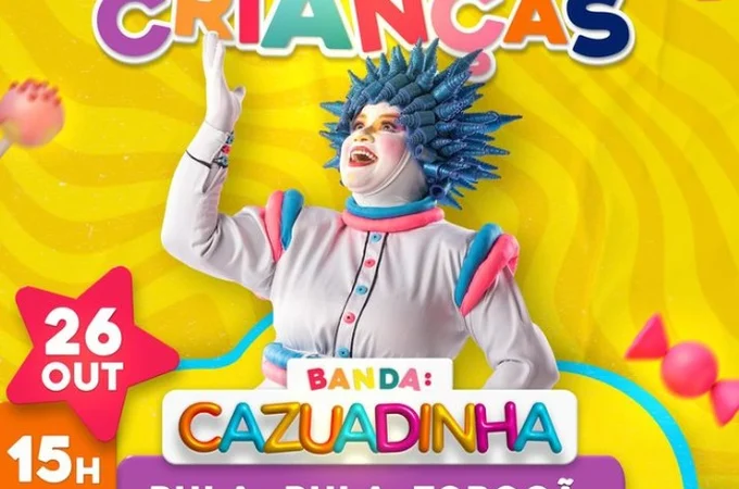 Banda Cazuadinha será a atração da grande festa das crianças organizada pela Prefeitura de Junqueiro