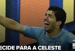 Suárez marca duas vezes, Uruguai vence e complica Inglaterra na Copa